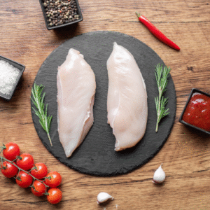 חזה עוף חצוי עם פילה טרי