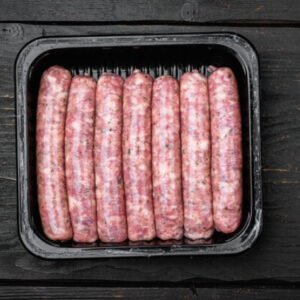 נקניקיות מרגז 65 גרם ארוז מגש - בקר טחון קפוא