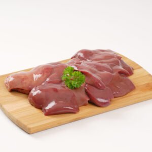 כבד עוף חצוי נקי טרי